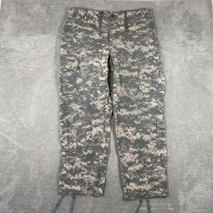Military ACU Digital Camo Ripstop Cargo Pants Mens 36x31 Tactical Trousers